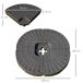 Base Peso Sombrilla HDPE Outsunny 100x100 Base Peso Sombrilla HDPE Outsunny 100x100 Marrón