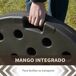 Base Peso Sombrilla HDPE Outsunny 100x100 Base Peso Sombrilla HDPE Outsunny 100x100 Marrón