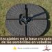 Base Peso Sombrilla HDPE Outsunny 100x100 Base Peso Sombrilla HDPE Outsunny 100x100 Marrón