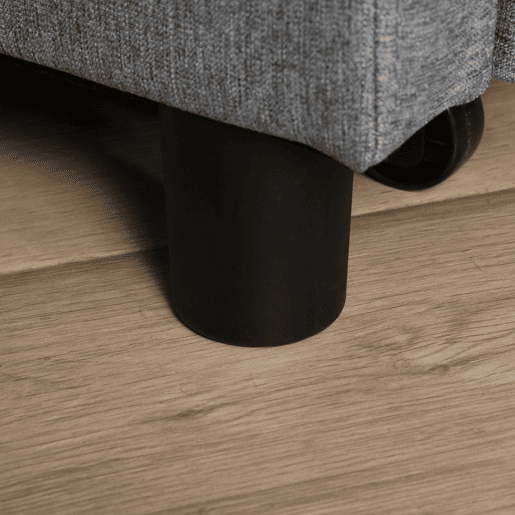 HOMCOM Sofá-cama Individual Poltrona com encosto reclinável Almofada removível Assento acolchoado e 4 rodas 69x77x84 cm Cinza