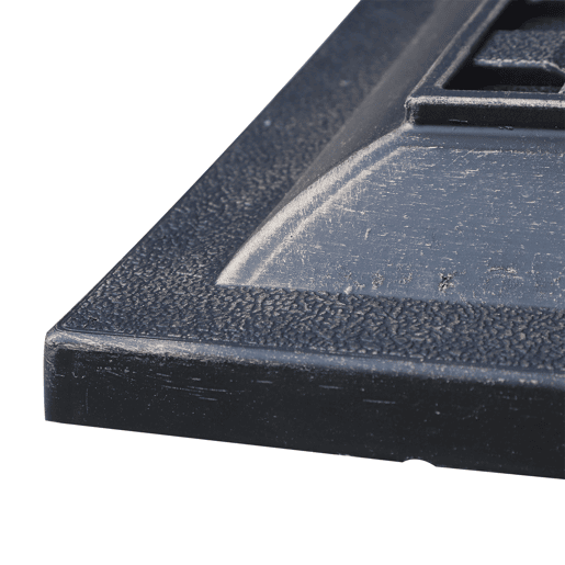 Outsunny Base para Chapéu de Sol Suporte para Chapéu de Sol Apto para Mastros de 38mm48mm para Terraço Jardim Exterior 44x44x32 cm Preto e Bronze
