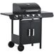 Barbacoa de Ga PP, Acero Outsunny Barbacoa de Ga PP, Acero Outsunny Negro