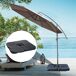 Base de Sombrilla HDPE Outsunny 50x50 Base de Sombrilla HDPE Outsunny 50x50 Negro