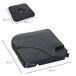 Base de Sombrilla HDPE Outsunny 50x50 Base de Sombrilla HDPE Outsunny 50x50 Negro