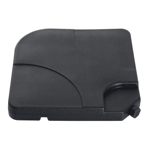 Outsunny Base para Chapéu de Sol de 4 Peças Suporte para Chapéu de Sol para Jardim Pátio Exterior 50x50x7,5cm Preto