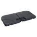 Base de Sombrilla HDPE Outsunny 50x50 Base de Sombrilla HDPE Outsunny 50x50 Negro