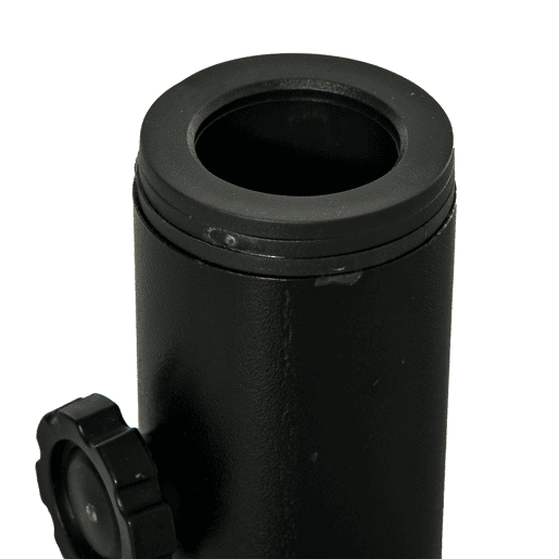 Outsunny Suporte Chapéu de Sol para Chão de Cimento com 2 Botões de Bloqueio e 4 Parafusos Base de Chapéu de Sol para Mastros de 343848mm 12x12x30cm Preto