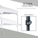 Cenador Plegable Acero, Tela Oxford Outsunny 253x253 Cenador Plegable Acero, Tela Oxford Outsunny 253x253 Blanco