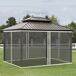 4 Paneles Mosquitera Carpa Poliéster, Nylon Outsunny 335x0 4 Paneles Mosquitera Carpa Poliéster, Nylon Outsunny 335x0 Negro
