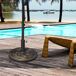 Base para Sombrilla Resina y Acero Outsunny 45x45 Base para Sombrilla Resina y Acero Outsunny 45x45 Marrón Claro