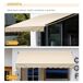 Toldo Manual Retráctil Aluminio, Metal, Poliéster Outsunny 295x245 Toldo Manual Retráctil Aluminio, Metal, Poliéster Outsunny 295x245 Crudo
