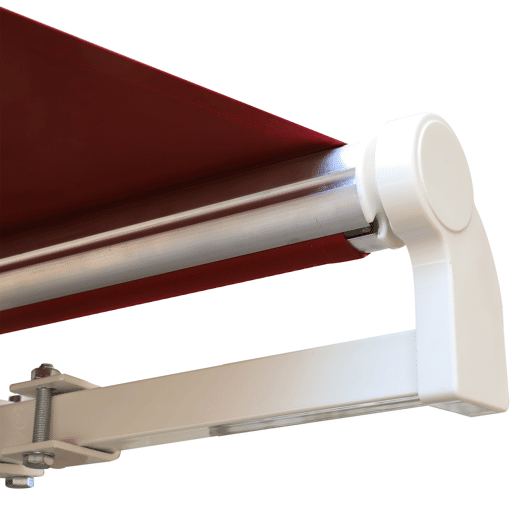Outsunny Toldo Manual Retrátil 395x245 cm, Toldo Exterior para Terraço com Ângulo Ajustável, Braço Articulado, Montagem na Parede, Estrutura de Alumínio, Anti-UV e Impermeável, para Jardim, Vermelho Outsunny Toldo Manual Retrátil 395x245 cm, Toldo Exterior para Terraço com Ângulo Ajustável, Braço Articulado, Montagem na Parede, Estrutura de Alumínio, Anti-UV e Impermeável, para Jardim, Vermelho