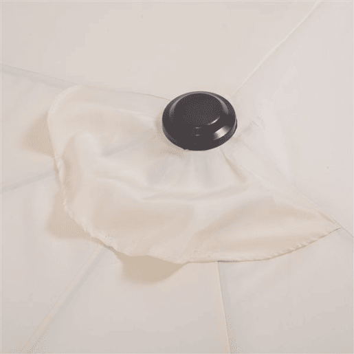 Outsunny Chapéu de Sol Duplo para Jardim 4,6x2,7x2,4m Chapéu de Sol Anti UV com Manivela para Exterior Bege