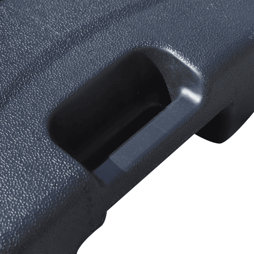 Outsunny Base para Chapéu de Sol Suporte para Chapéu de Sol Recarregável com Água ou Areia HDPE 46x45x26cm Preto