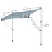 Toldo Manual Retráctil Metal, Aluminio, Poliéster Outsunny 300x150 Toldo Manual Retráctil Metal, Aluminio, Poliéster Outsunny 300x150 Verde