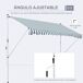 Toldo Manual Retráctil Metal, Aluminio, Poliéster Outsunny 300x150 Toldo Manual Retráctil Metal, Aluminio, Poliéster Outsunny 300x150 Verde