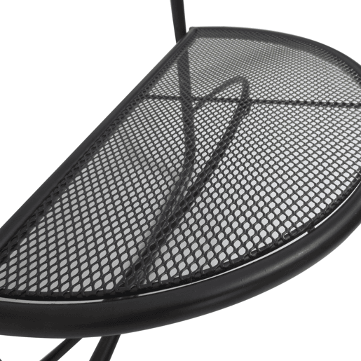 Outsunny Mesa de Suspensão de Varanda Semicircular 60x45x50 cm Ajustável