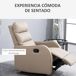 Sillón con Reclinación Cuero de PU, Metal, Madera, Esponja HOMCOM Sillón con Reclinación Cuero de PU, Metal, Madera, Esponja HOMCOM Gris