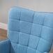 Butaca de Salón Lino, Espuma y Madera de Haya HOMCOM Butaca de Salón Lino, Espuma y Madera de Haya HOMCOM Azul