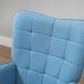 Butaca de Salón Lino, Espuma y Madera de Haya HOMCOM Butaca de Salón Lino, Espuma y Madera de Haya HOMCOM Azul