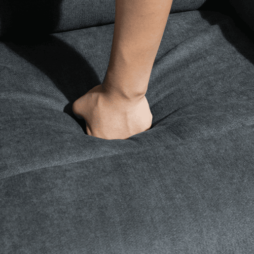 HOMCOM Poltrona ergonômica estofada Cadeira reclinável manualmente 150º com apoio de braço e apoio de pes Acolchoado Esponja grossa Suporta até 150 kg 97x96x105.5 cm Cinza
