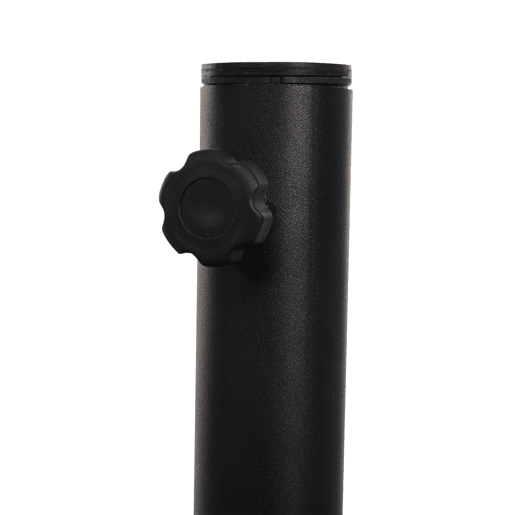 Outsunny Base para Chapéu de Sol Quadrada Suporte para Chapéu de Sol para Mastros com Diámetro de 30mm 35mm e 38mm 41,5x41,5x35cm Preto