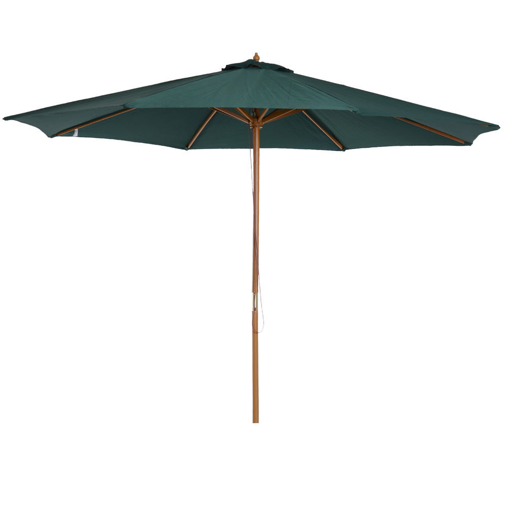 Parasol de Jardín Poliéster, Madera Outsunny 300x300