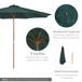 Parasol de Jardín Poliéster, Madera Outsunny 300x300 Parasol de Jardín Poliéster, Madera Outsunny 300x300 Verde