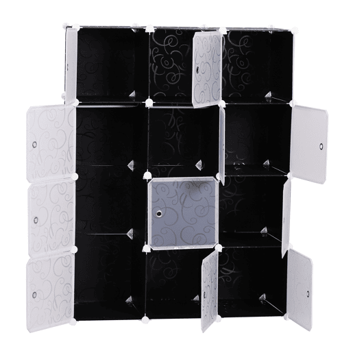 HOMCOM Armário Organizador para Brinquedos de Armazenamento e Montagem de Livros em bricolage 111x47x145cm