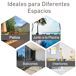 Set 2 Sillas Plegable Metal, Texteline Outsunny Set 2 Sillas Plegable Metal, Texteline Outsunny Gris