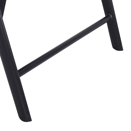 Outsunny Conjunto de 2 Cadeiras Dobráveis para Exterior com Apoio para o Braço Cadeiras para Jardim com Textilene e Metal Carga 110 kg 58x64x94 cm Preto