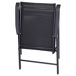 Set 2 Sillas Plegable Metal, Texteline Outsunny Set 2 Sillas Plegable Metal, Texteline Outsunny Gris
