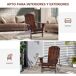 Adirondack Silla para Jardín Madera de Abeto Outsunny Adirondack Silla para Jardín Madera de Abeto Outsunny Marrón