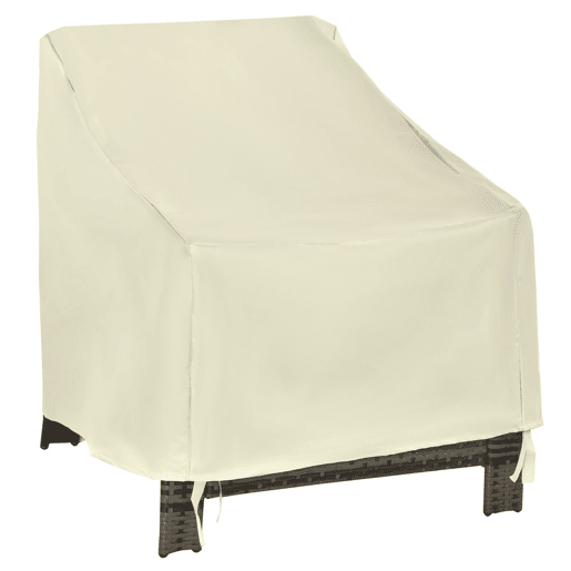Outsunny Capa de Proteção para Cadeiras Cobertura de Móveis Proteção contra Chuva e Sol 68x87x77 cm 600D tecido Oxford