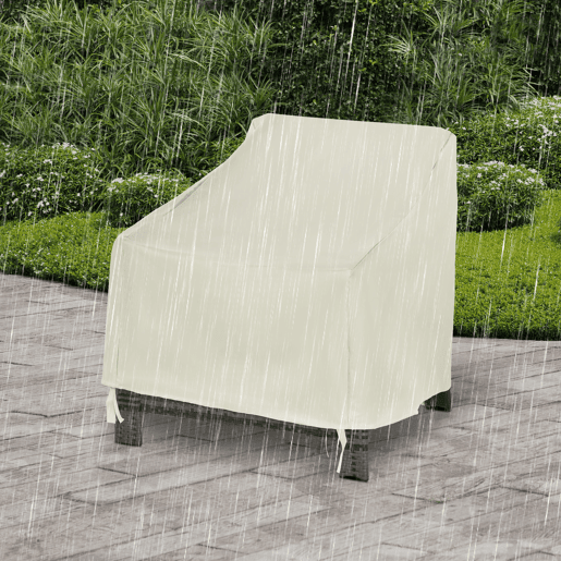 Outsunny Capa de Proteção para Cadeiras Cobertura de Móveis Proteção contra Chuva e Sol 68x87x77 cm 600D tecido Oxford
