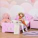 Cama Infantil MDF, Madera de Álamo HOMCOM Cama Infantil MDF, Madera de Álamo HOMCOM Rosa