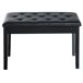 Taburete de Piano Madera de Caucho, PU HOMCOM Taburete de Piano Madera de Caucho, PU HOMCOM Negro