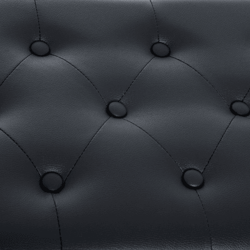 HOMCOM Banco de Piano Banco para Piano com Espaço de Armazenamento Assento de Couro Sintético Acolchoado Carga Máxima 200kg 76x36x50cm Preto