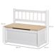 Baúl de Juguetes para Niños MDF, Madera de Pino HOMCOM Baúl de Juguetes para Niños MDF, Madera de Pino HOMCOM Blanco