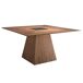 ANGEL CERDA Mesa comedor cuadrada nogal 150x150 ANGEL CERDA Mesa comedor cuadrada nogal 150x150 Nogal