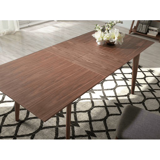 ANGEL CERDA Mesa de jantar extensÃvel retangular nogueira ANGEL CERDA Mesa de jantar extensÃvel retangular nogueira