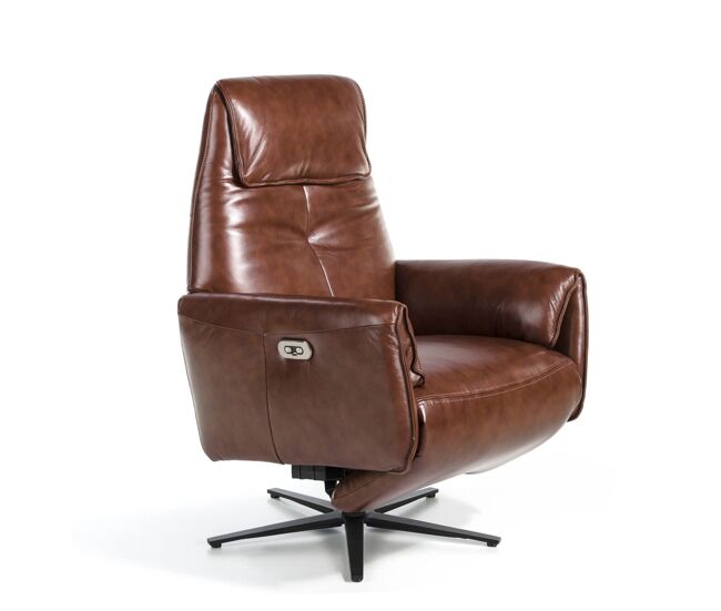 Sillón giratorio piel mecanismos relax modelo 5056 angel cerdá s.l.
