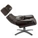 Sillón giratorio reclinable piel Sillón giratorio reclinable piel Antracita