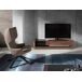 ANGEL CERDA Mueble TV nogal acero y cristal 200 ANGEL CERDA Mueble TV nogal acero y cristal 200 Nogal