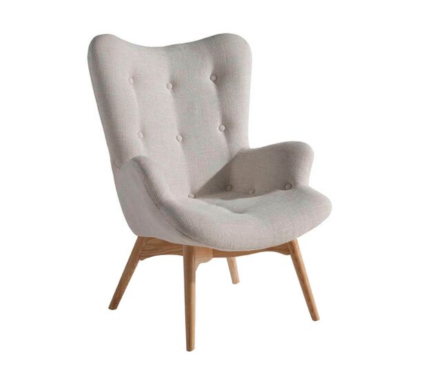 Sillón tapizado tela capitoné modelo 5023 angel cerdá