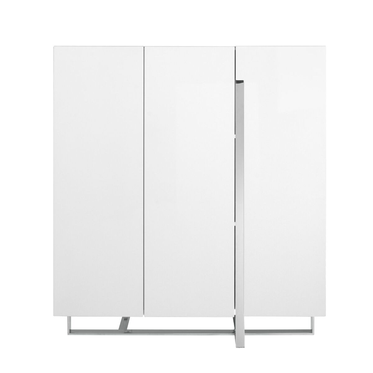 ANGEL CERDA Aparador alto madera y acero 120