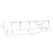 ANGEL CERDA Mueble TV cristal y acero 240 ANGEL CERDA Mueble TV cristal y acero 240 Nogal