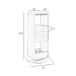 ANGEL CERDA Mueble bar giratorio nogal 43 ANGEL CERDA Mueble bar giratorio nogal 43 Nogal