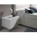 ANGEL CERDA Mesita noche madera y acero 60 ANGEL CERDA Mesita noche madera y acero 60 Blanco