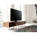 ANGEL CERDA Mueble TV nogal y acero cromado ANGEL CERDA Mueble TV nogal y acero cromado Nogal